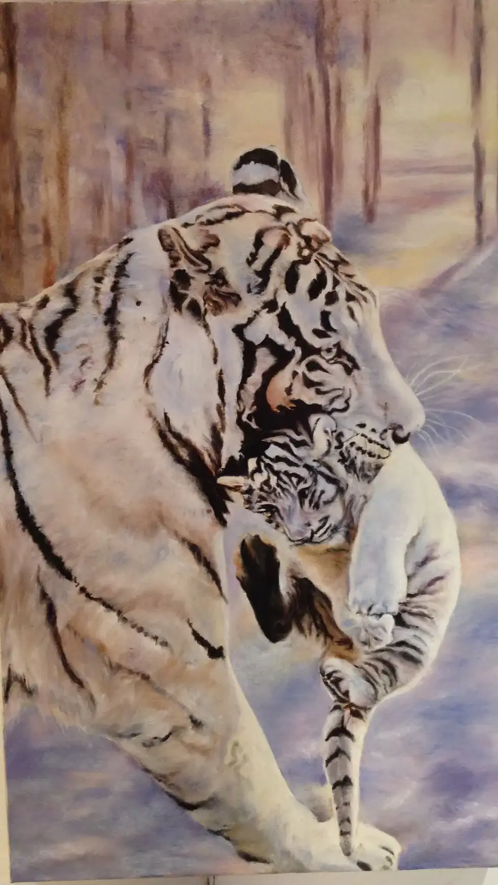 deux tigres blancs